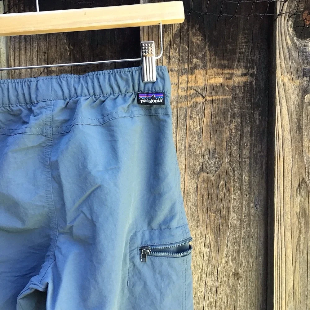 Patagonia Outdoor Everyday Pants Boys Medium 10 Blue Jogger Hiking